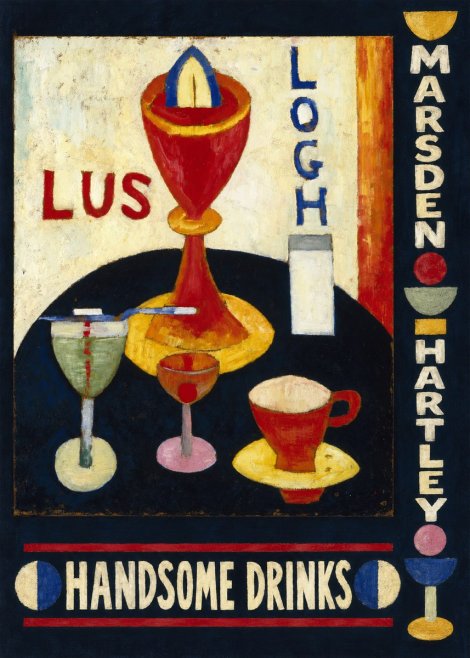 Marsden Hartley Handsome Drinks No5 - Póster