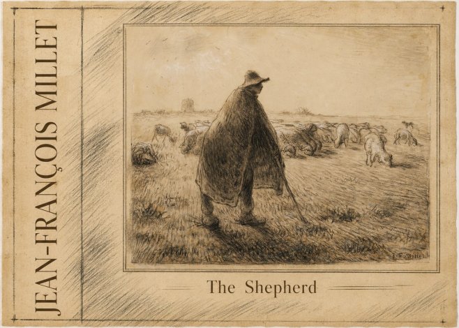 Jean-François Millet The Shepherd No2 - Póster