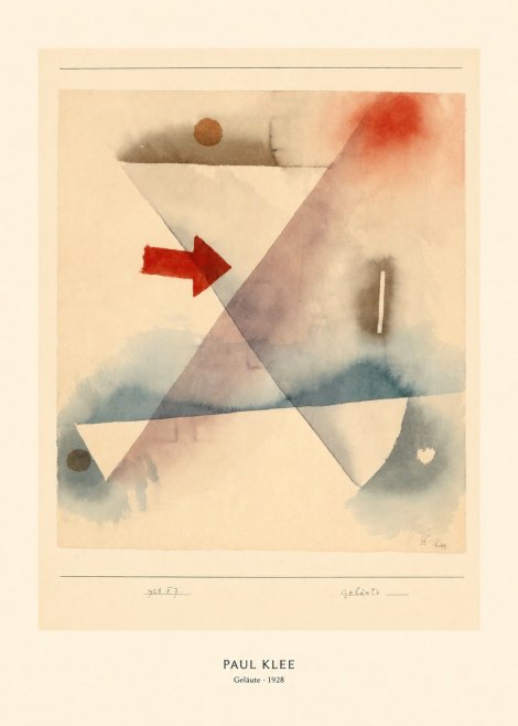 Paul Klee Geläute No5 - Póster