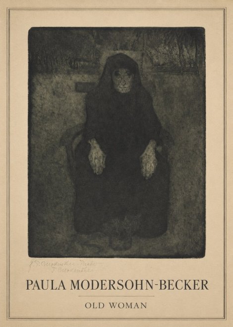 Paula Modersohn-Becker Old Woman No1 - Póster