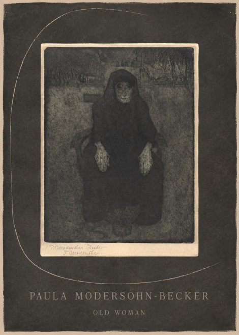 Paula Modersohn-Becker Old Woman No3 - Póster