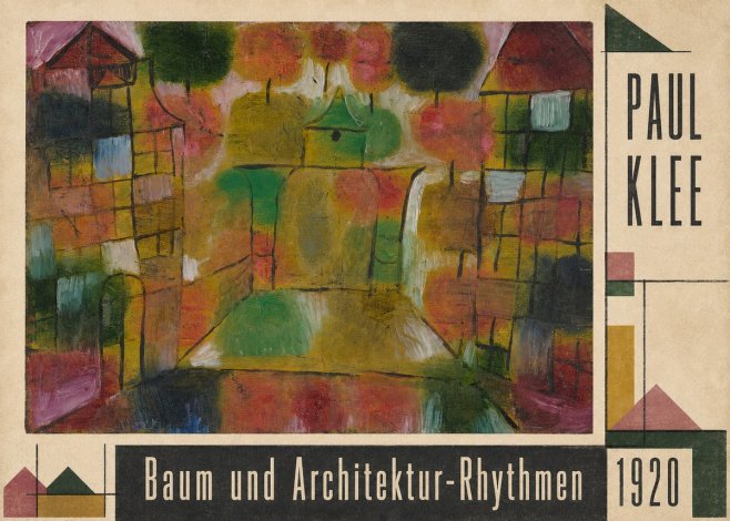 Paul Klee Baum Und Architektur-rhythmen No6 - Póster