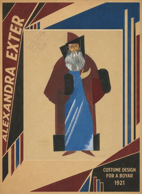 Alexandra Exter Costume Design for a Boyar No4 - Póster