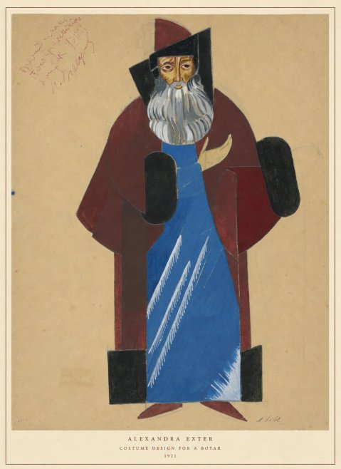 Alexandra Exter Costume Design for a Boyar No6 - Póster
