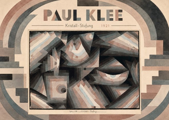 Paul Klee Kristall-stufung I No6 - Póster