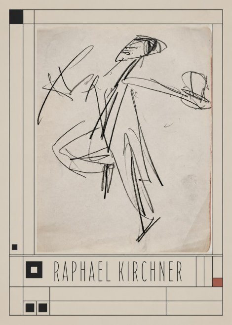 Raphael Kirchner Dynamic Dancer Sketch No3 - Póster