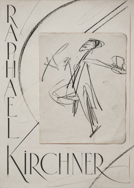 Raphael Kirchner Dynamic Dancer Sketch No5 - Póster