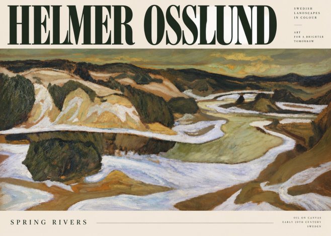 Helmer Osslund Spring Flood No3 - Póster