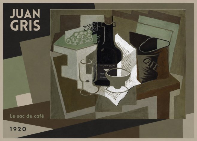 Juan Gris Le Sac De Café No2 - Póster