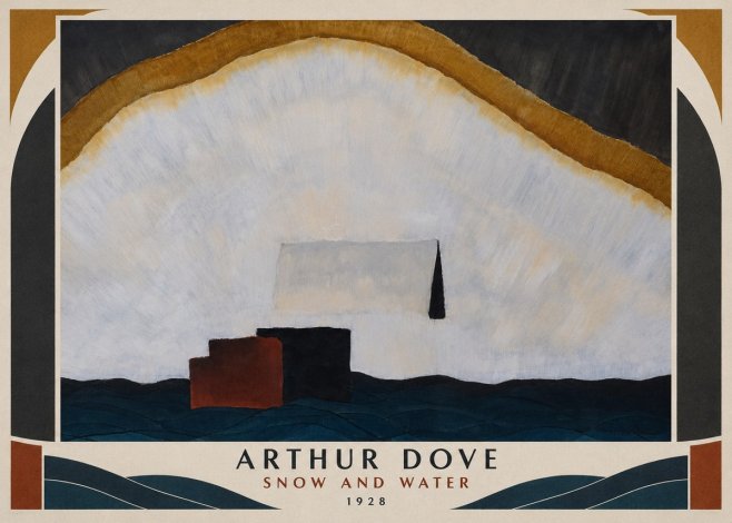Arthur Dove Snow and Water No1 - Póster