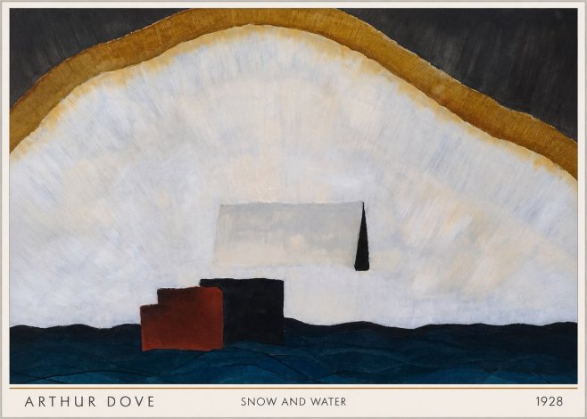 Arthur Dove Snow and Water No5 - Póster
