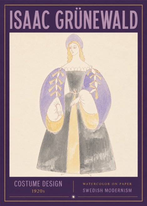 Isaac Grünewald Costume Design XIV No3 - Póster