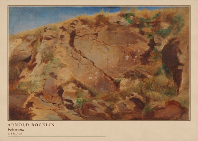 Arnold Böcklin Felswand No4 - Póster