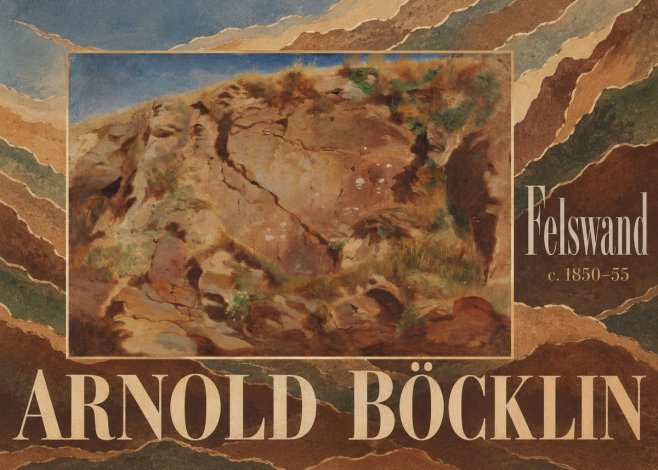 Arnold Böcklin Felswand No6 - Póster