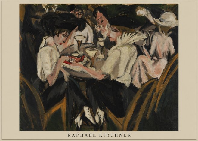 Raphael Kirchner Table Talk No6 - Póster