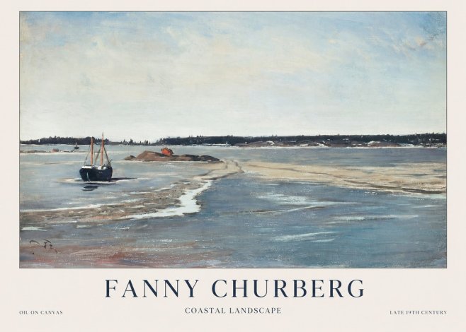 Fanny Churberg Coastal Landscape No1 - Póster