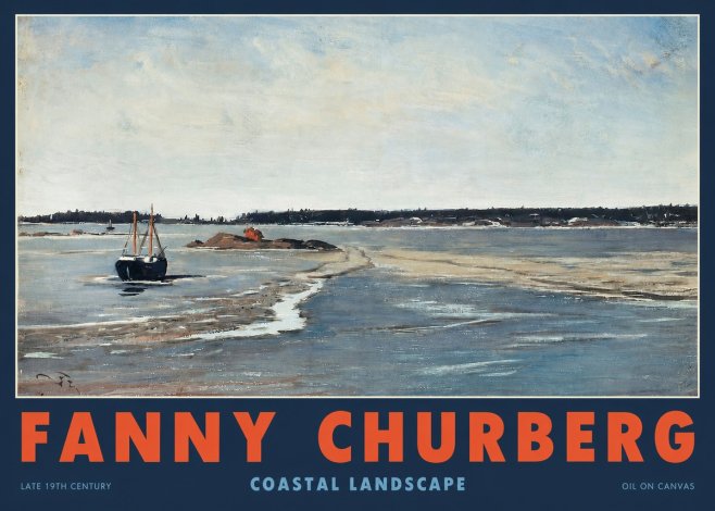 Fanny Churberg Coastal Landscape No2 - Póster