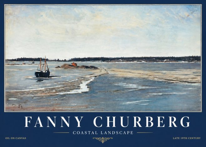 Fanny Churberg Coastal Landscape No6 - Póster