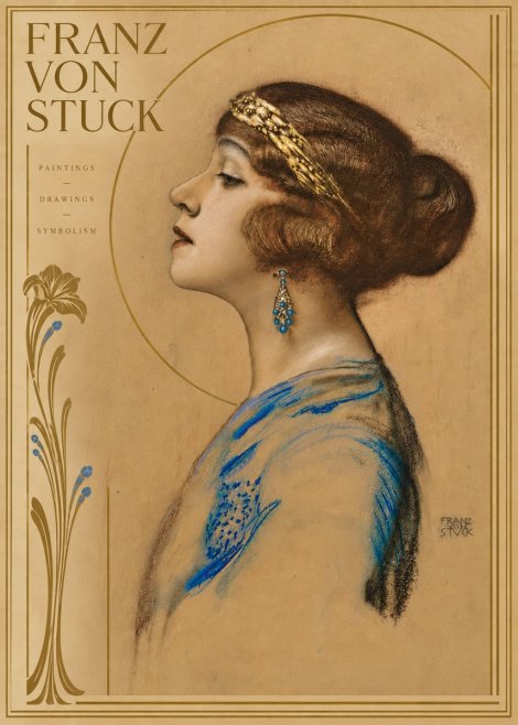 Franz von Stuck Head of a Girl No6 - Póster