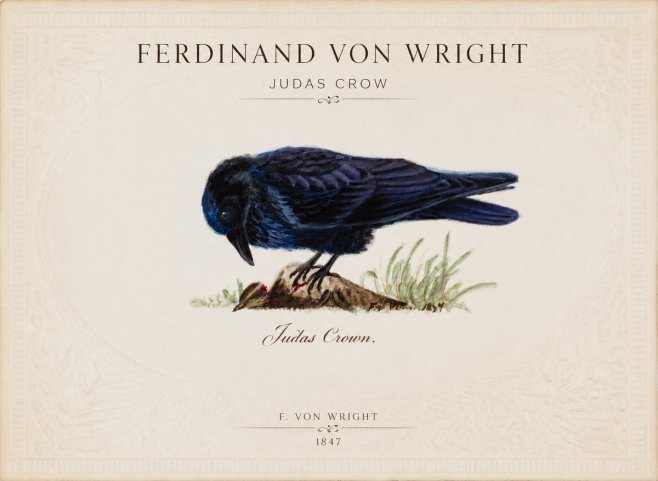 Ferdinand von Wright Judas Crow No1 - Póster