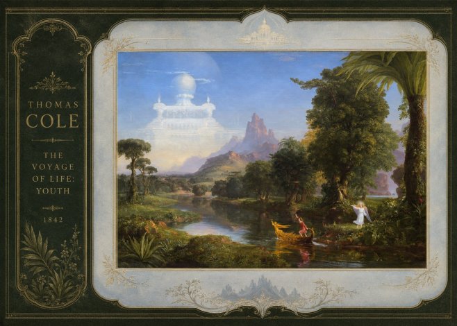 Thomas Cole The Voyage of Life: Youth IV No2 - Póster