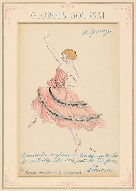 Georges Goursat A Jenny No1 - Póster