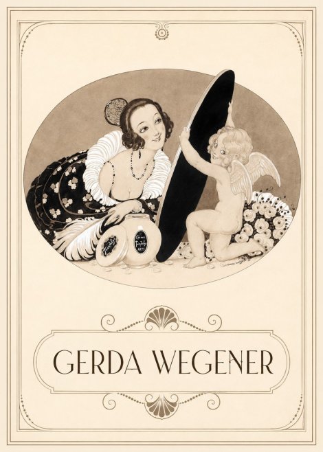 Gerda Wegener Crème Teindelys II No3 - Póster