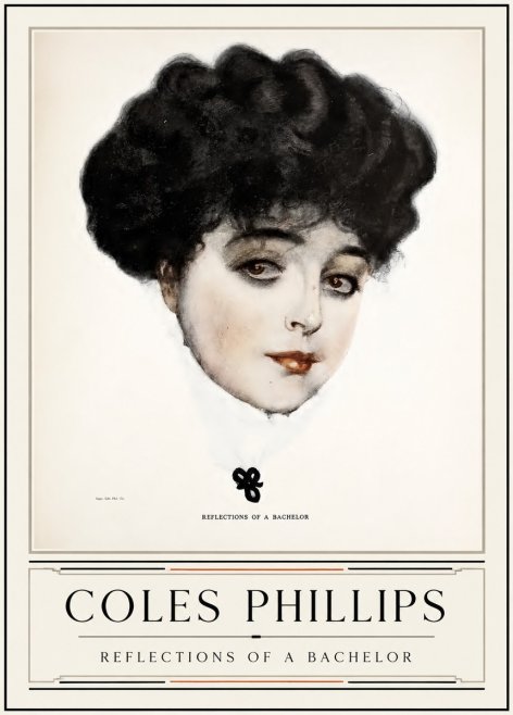 Coles Phillips Reflections of a Bachelor No3 - Póster