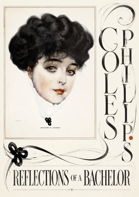 Coles Phillips Reflections of a Bachelor No6 - Póster