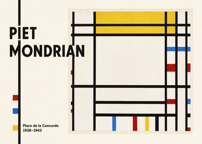 Piet Mondrian Place De La Concorde No3 - Póster