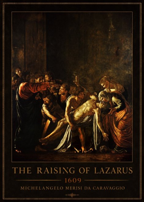 Michelangelo Merisi da Caravaggio The Raising of Lazarus No1 - Póster