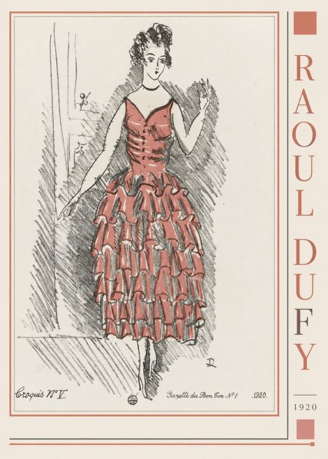 Raoul Dufy Croquis N°v No2 - Póster