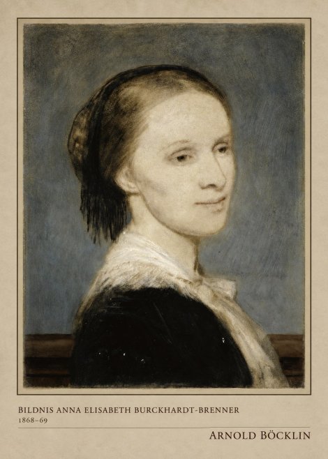 Arnold Böcklin Bildnis Anna Elisabeth Burckhardt-brenner No4 - Póster