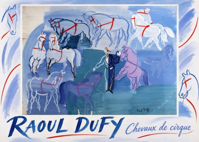 Raoul Dufy Chevaux De Cirque No1 - Póster