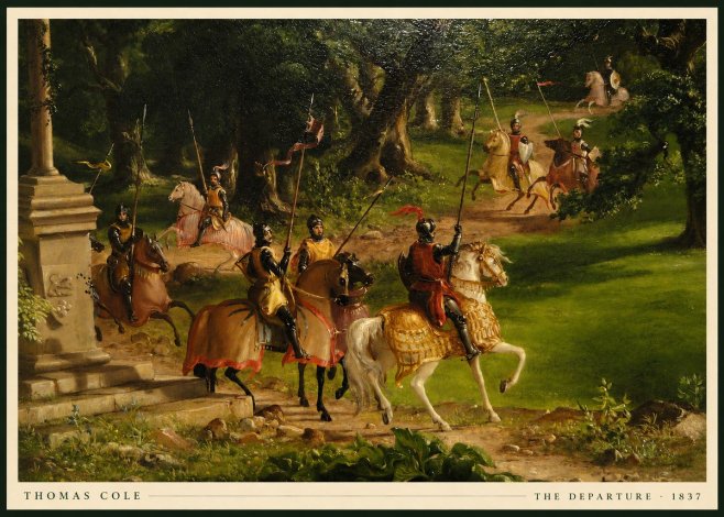Thomas Cole The Departure III No5 - Póster