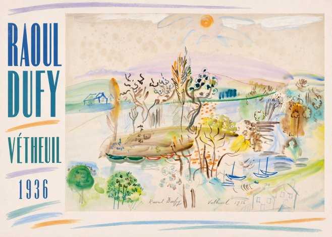 Raoul Dufy Vétheuil No5 - Póster
