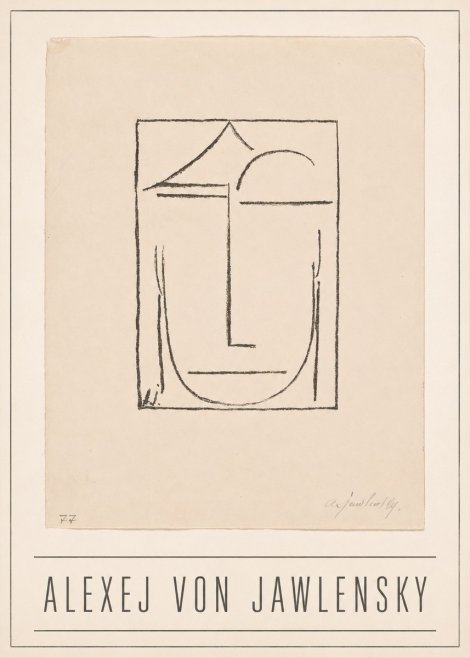 Alexej von Jawlensky Abstract Head No1 - Póster