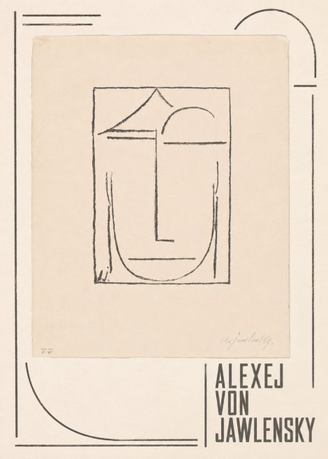 Alexej von Jawlensky Abstract Head No3 - Póster