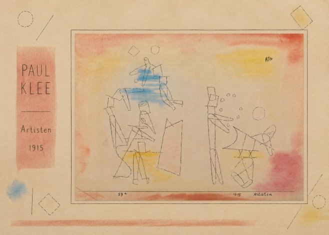 Paul Klee Artisten No2 - Póster