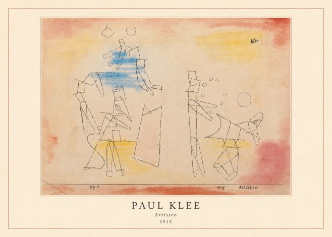 Paul Klee Artisten No4 - Póster