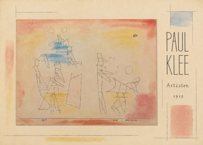 Paul Klee Artisten No5 - Póster