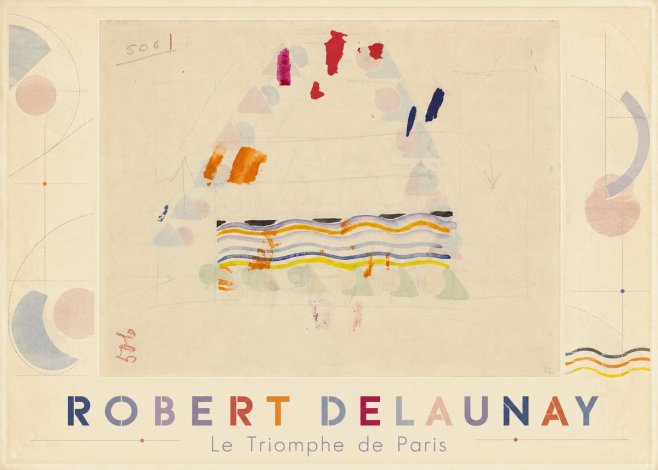 Robert Delaunay Le Triomphe De Paris V No1 - Póster