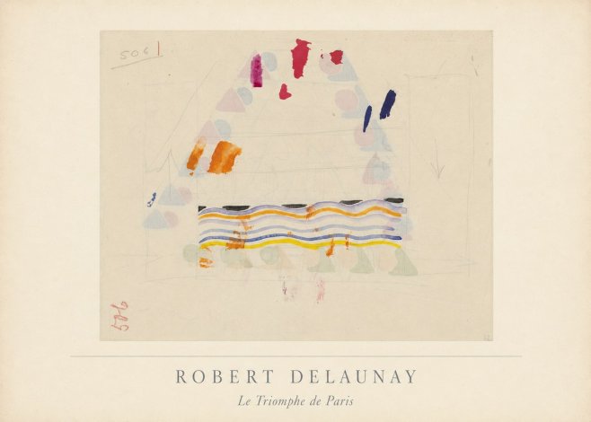 Robert Delaunay Le Triomphe De Paris V No3 - Póster