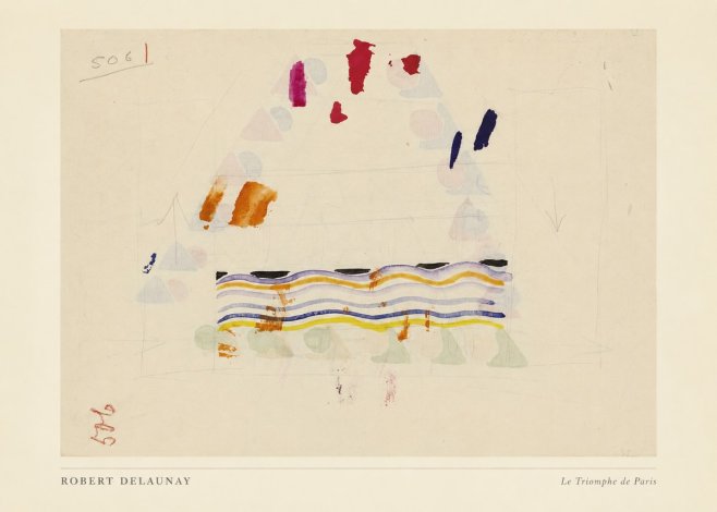 Robert Delaunay Le Triomphe De Paris V No4 - Póster