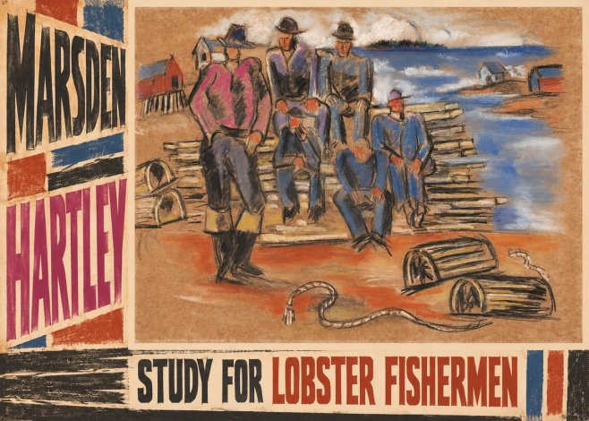 Marsden Hartley Study for 'Lobster Fishermen' No5 - Póster