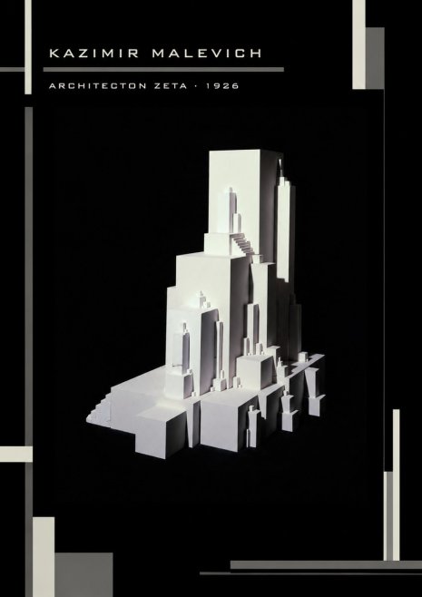 Kazimir Malevich Architecton Zeta No4 - Póster