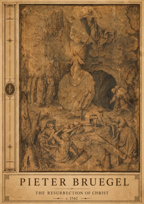 Pieter Bruegel The Resurrection of Christ No2 - Póster