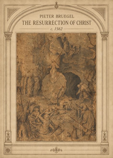Pieter Bruegel The Resurrection of Christ No4 - Póster