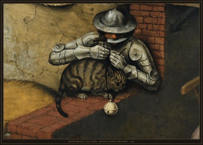 Pieter Bruegel Netherlandish Proverbs X No6 - Póster