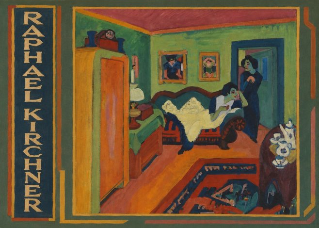 Raphael Kirchner Interior with Two Women No3 - Póster